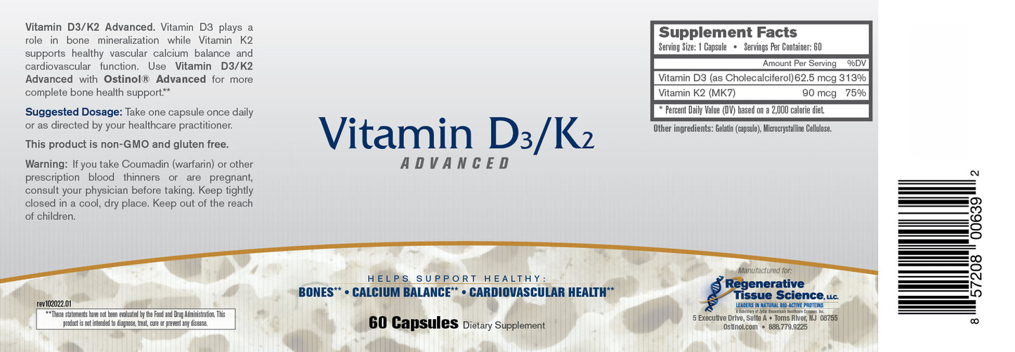 Vitamin D3/K2 Advanced